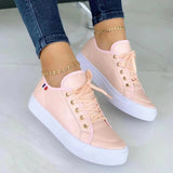 Lace-Up Fun Flats Slip-On Sneakers Walking Shoes