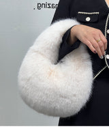 PETRA FAUX FUR HANDBAG