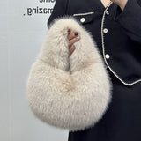 PETRA FAUX FUR HANDBAG