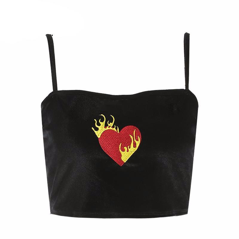 Flamed Heart Cami