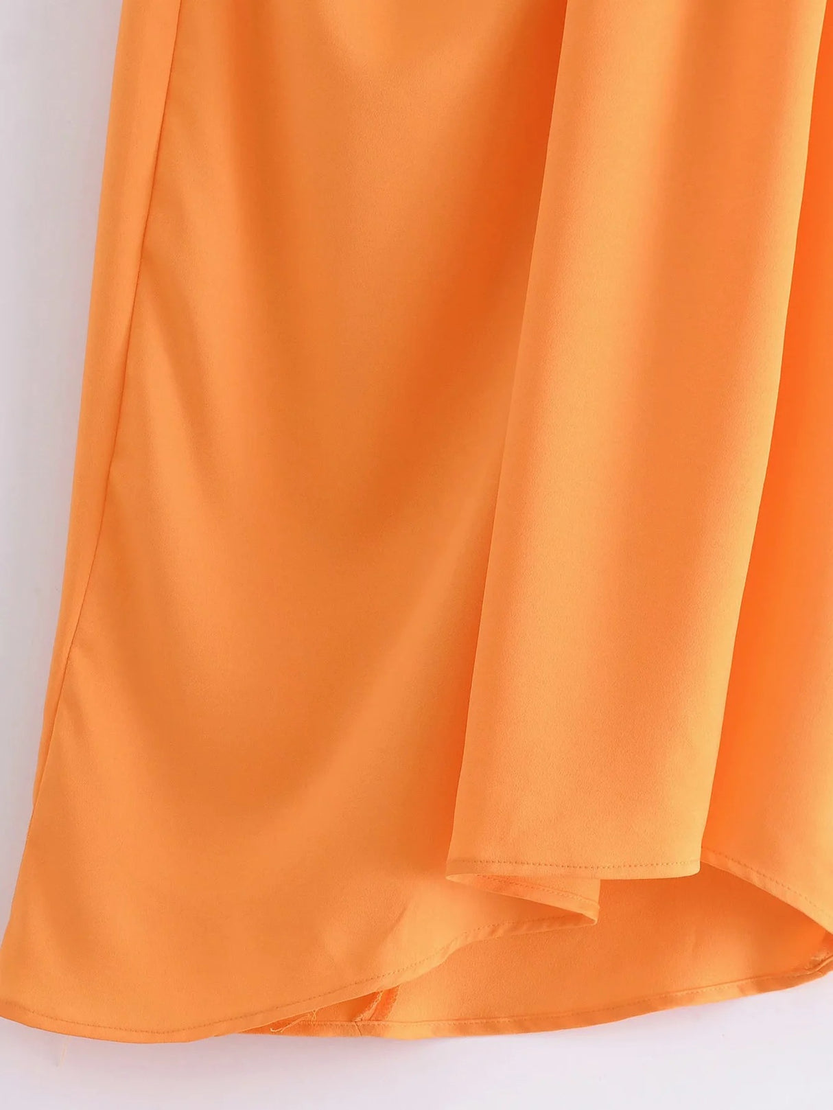 Pleated Orange Dream Skirt