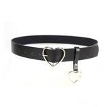 Heart Charm Pin Buckle Belt