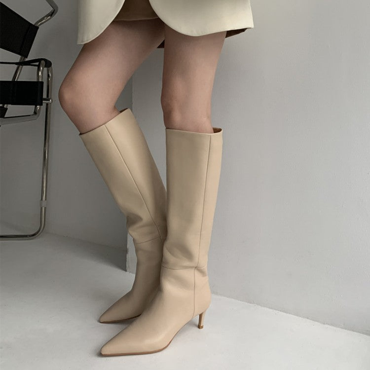 Seductive Suede Thigh High Stiletto Boots