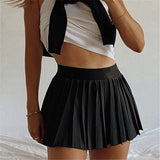 Pure Pleated Casual Skirt