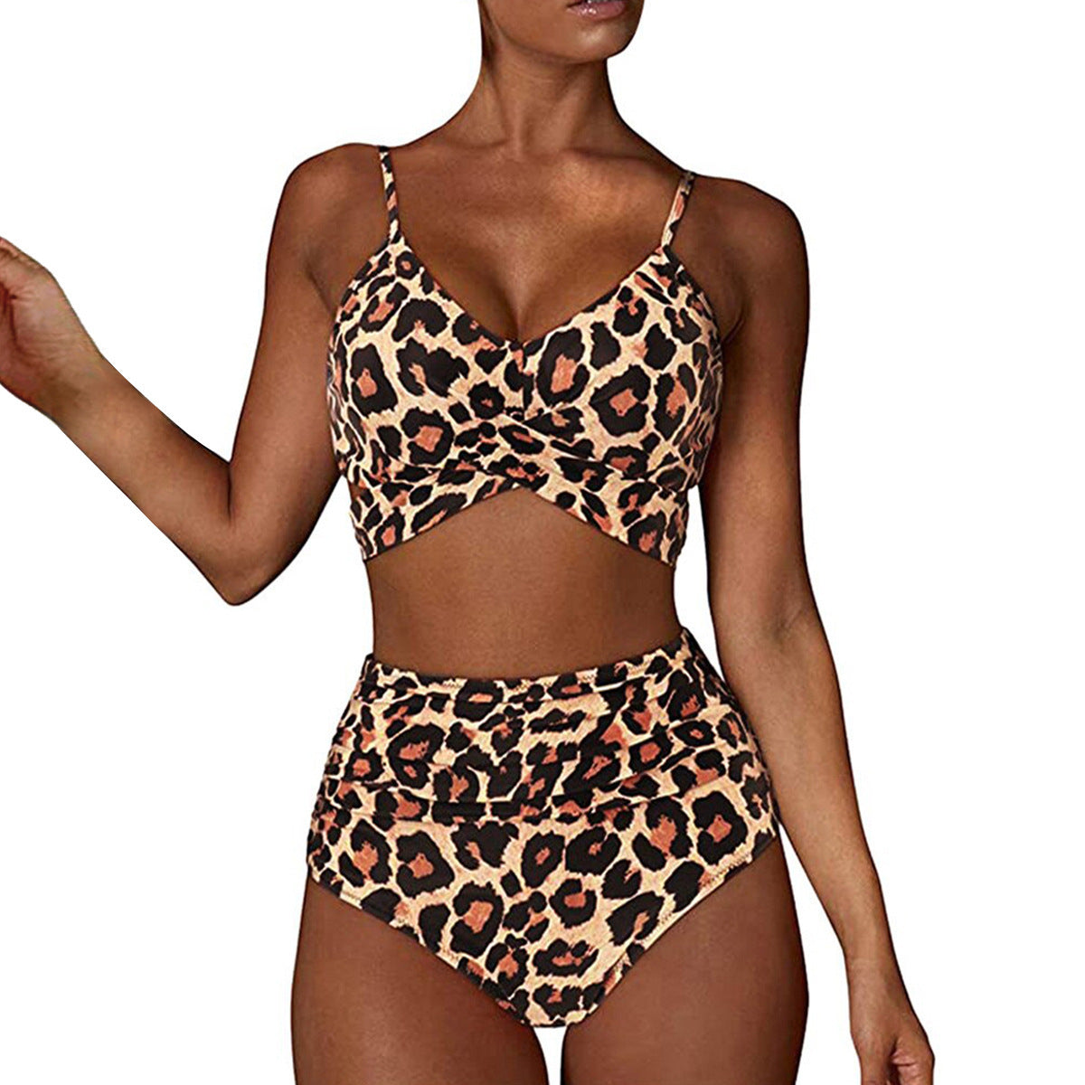 Solid Print Push-Up Swimwear Bikini