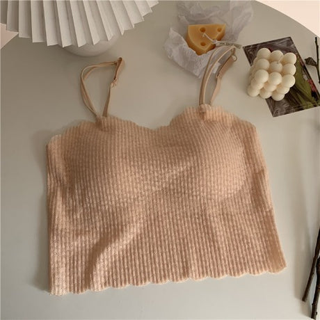 Charlotte Ribbed Crop Cami