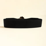 Flower Buckle Stretch Belt