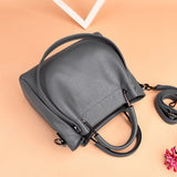 Retro Chic Leather Ladies Bucket Bag