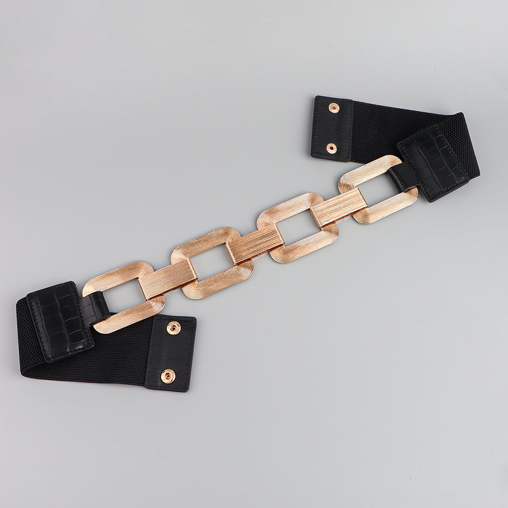 Golden Chain Link Waist Belt