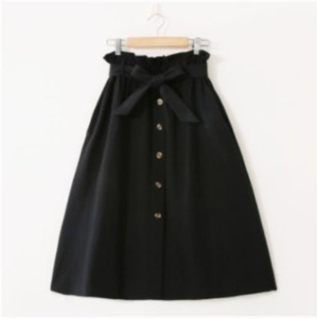 Willow Bow Buttoned Down Skirt