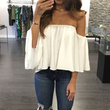 Mia Off Shoulder Bell Sleeve Top