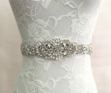 Dazzling Rhinestone Ribbon Glam Belt