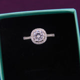 Square Amanda Diamond Ring