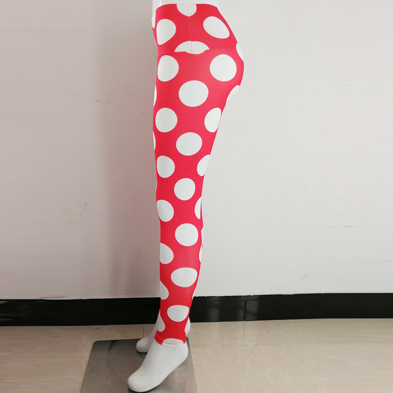 Circle Print Leggings