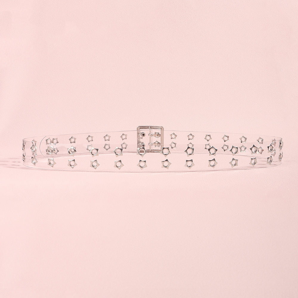 Stellar Perforated Hollow Waist Belt