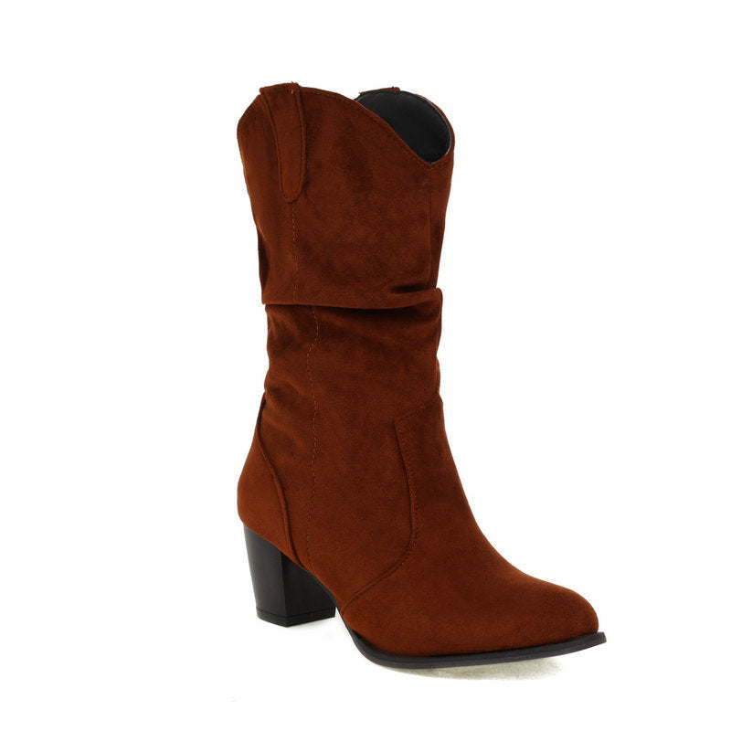 Flirty Suede Chic Boots