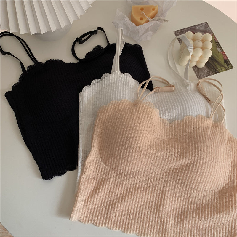 Charlotte Ribbed Crop Cami