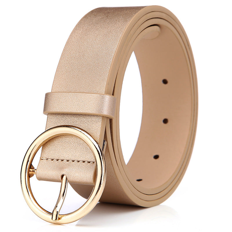 Round Pin Buckle Belt