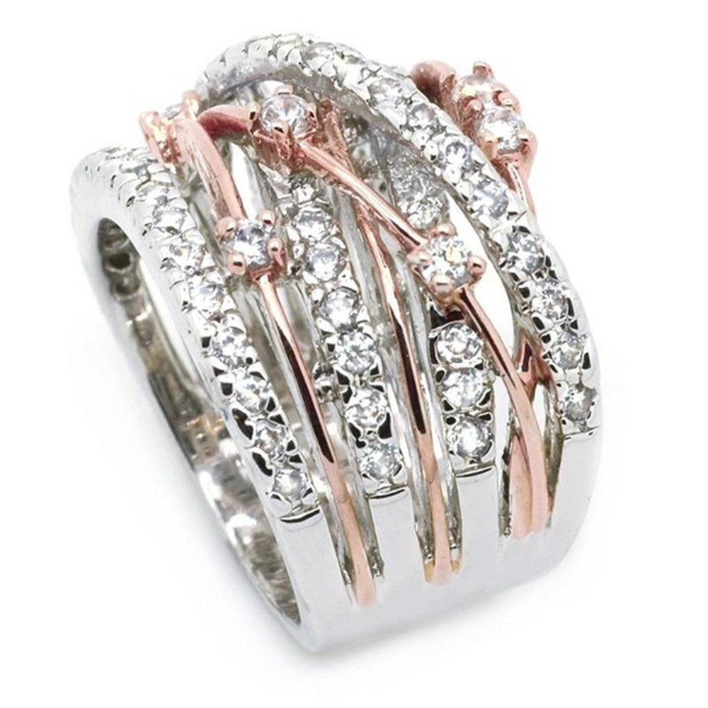 Diamond Speck Stacked Ring