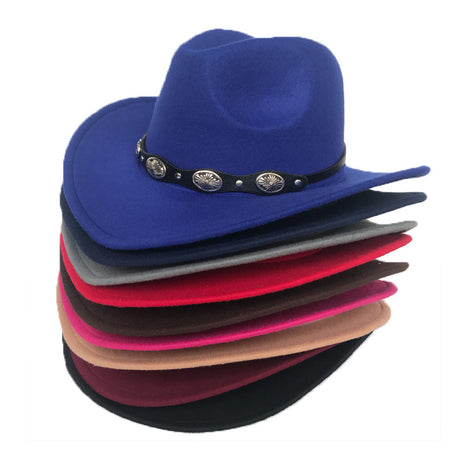 Punk Felt Bell Cowboy Hat