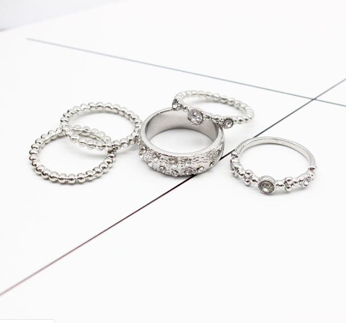 Water Droplet Ring Set