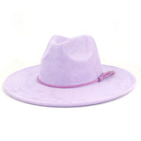 Broad-brimmed Suede Cowboy Hat