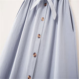 Willow Bow Buttoned Down Skirt