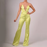 Gabriella Satin Jumpsuit