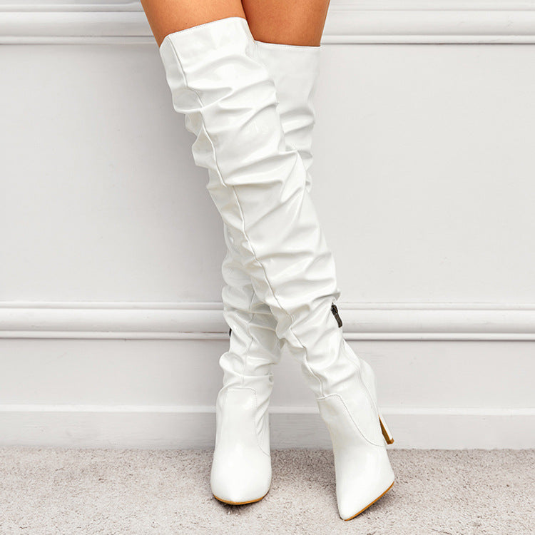 Seductive Chic Knee High Super Heel Party Boots