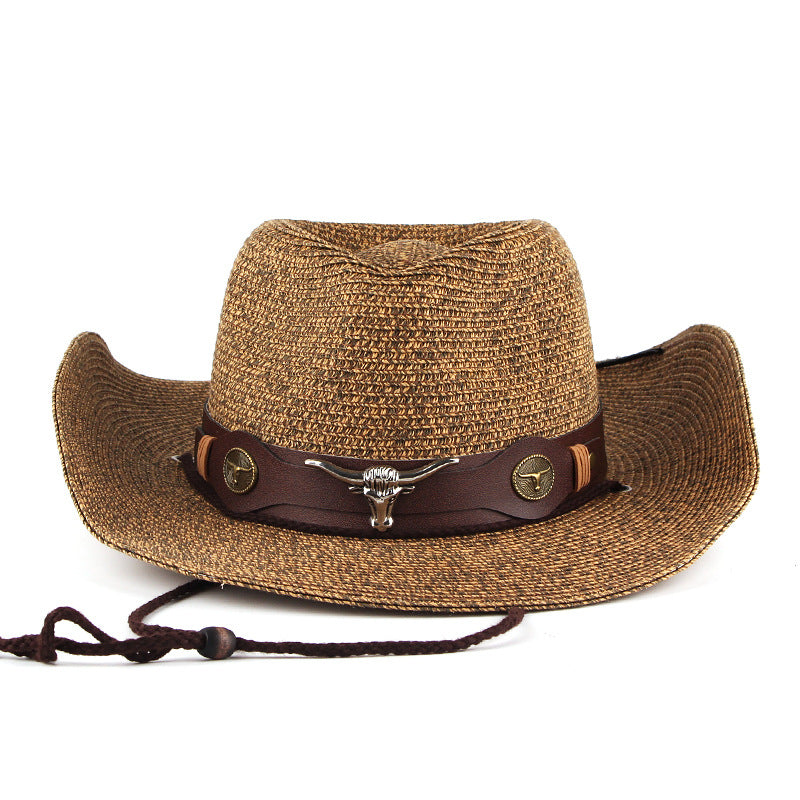 Mixed Color Western Straw Cowboy Hat