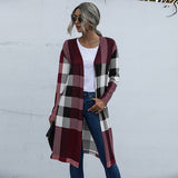 Plaid Chic Cardigan