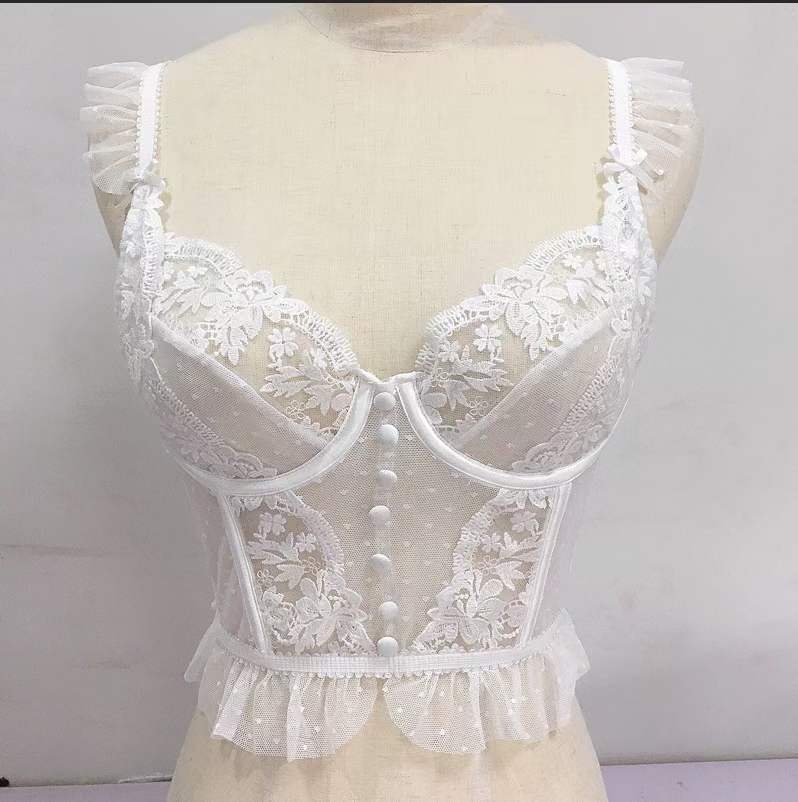 Sheer Delight Lace Corset Bra