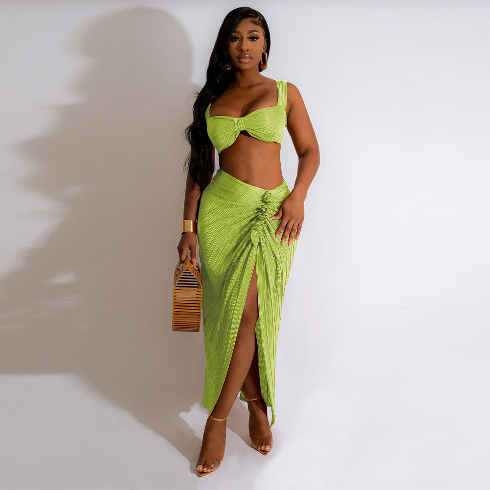 Alana Sweetheart Maxi Skirt Set