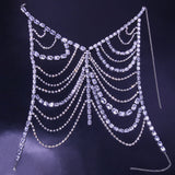 Exquisite Rhinestone Multi-layer Body Jewelry