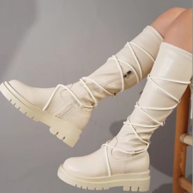 Lace-Up Dream Boots