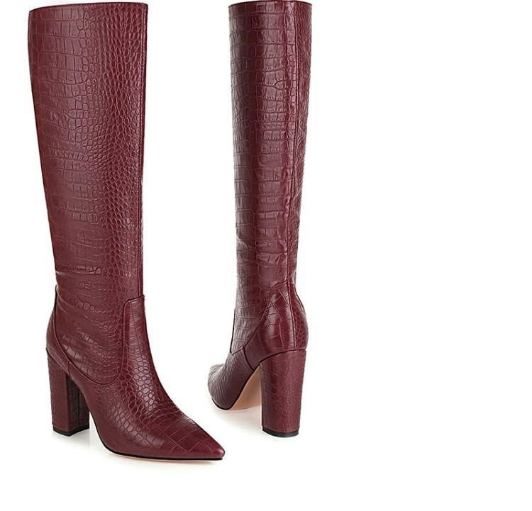 Seductive Snake Charm High Boots