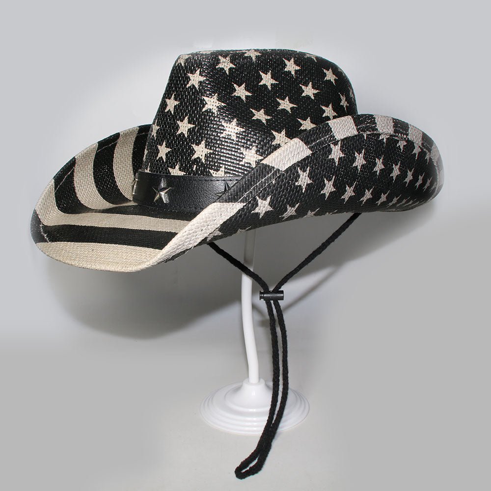 Grass Knit Curling Eaves Cowboy Hat