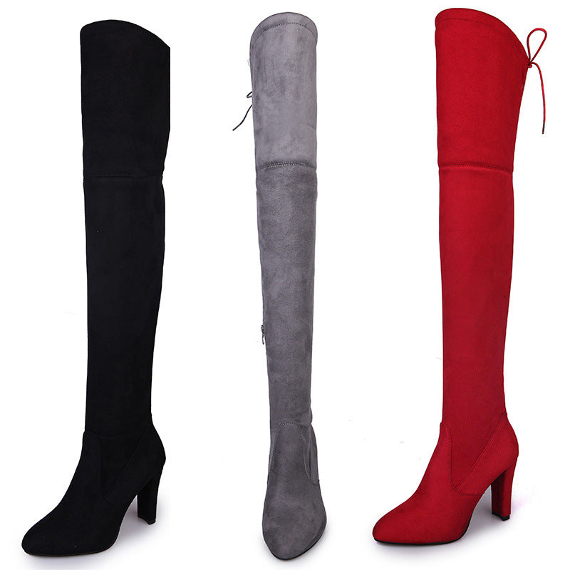 Seductive Chic Knee-High Heel Boots