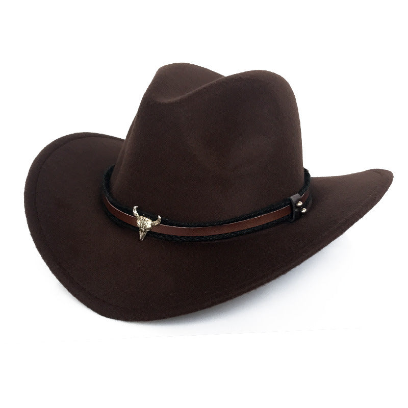 Jazzy Wool and Felt Cowboy Hat