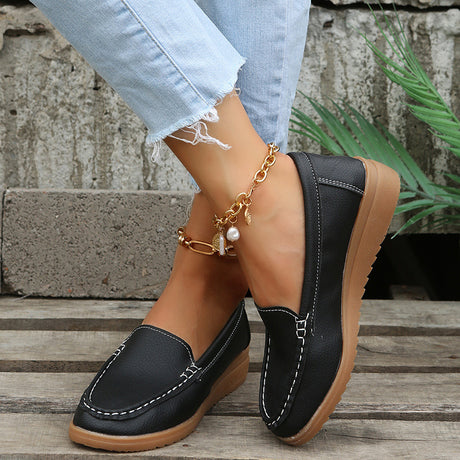 Lovely Leather Loafers Shoes