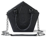 Gothic Embossed Pentagram Handbag