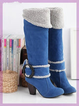 Flirty Chic Knee High Heeled Boots