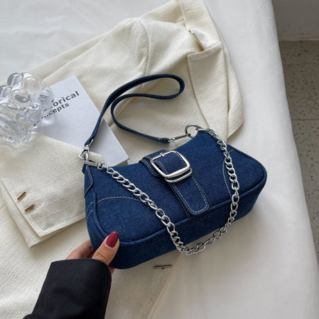 Denim Chic Shoulder Bag