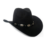 Punk Felt Bell Cowboy Hat