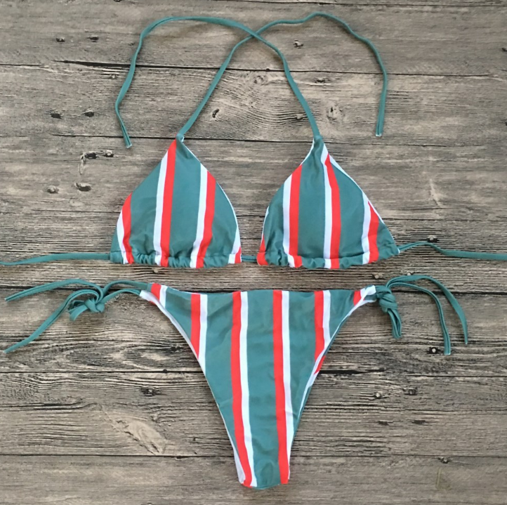 Sequin Split Swimsuit - Ink Point Bikini