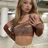 Mabel Gloves Crop Top