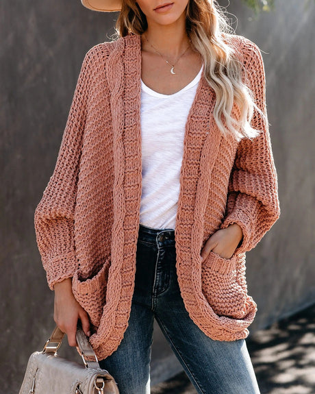 Twist Me Pink Cardigan