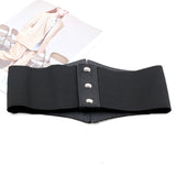 Punk Snap Button Wide Belt