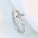 Cross Studded Lolita Ring