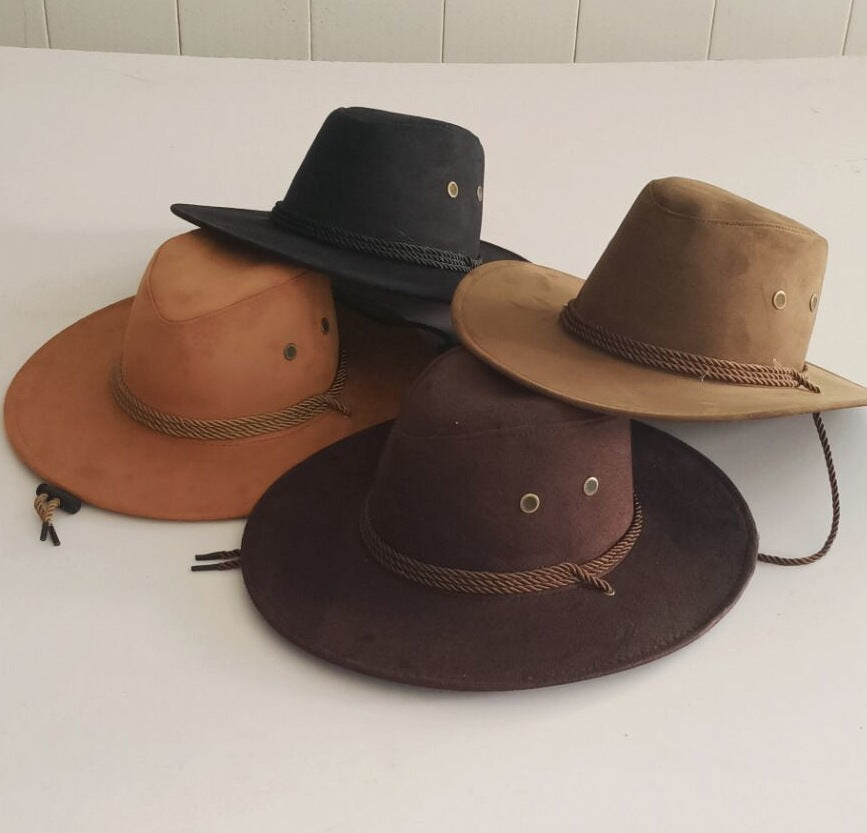 Velvet Western Rope Rider Cowboy Hat